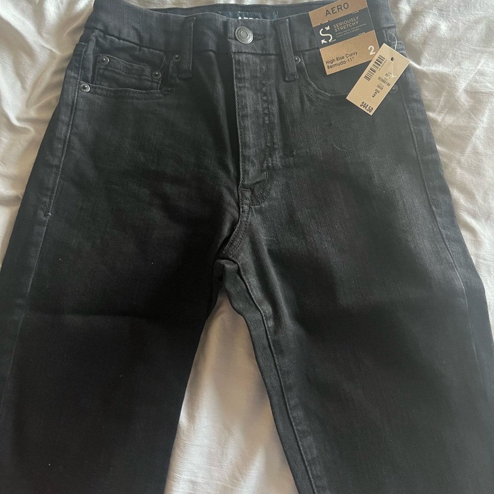 High rise Bermuda short black